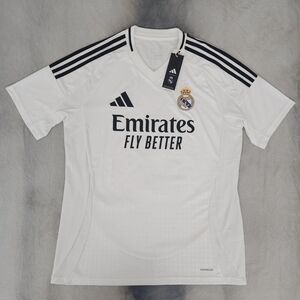 Real Madrid White Adidas Men's Shirt